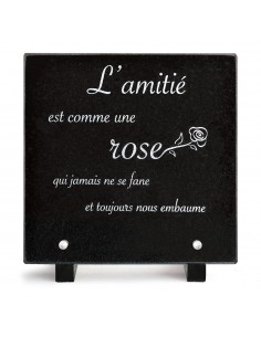 PLAQUE GRANIT 20X20 TEXTE