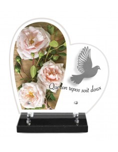 PLAQUE ALTU IMPRIMEE COEUR...