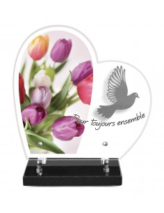 PLAQUE ALTU IMPRIMEE COEUR...
