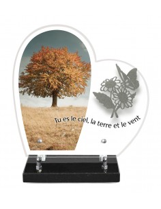 PLAQUE ALTU IMPRIMEE COEUR...