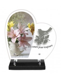 PLAQUE ALTU IMPRIMEE COEUR...