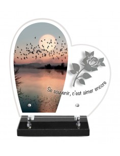 PLAQUE ALTU IMPRIMEE COEUR...