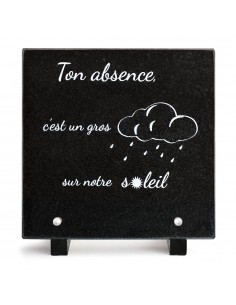 PLAQUE GRANIT 20X20 TEXTE