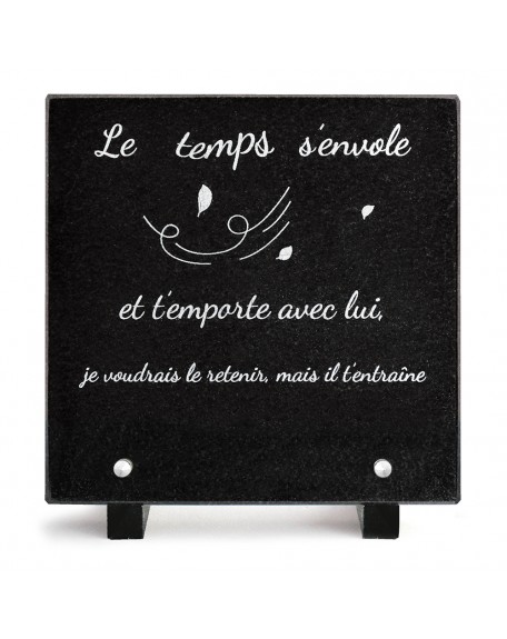 PLAQUE GRANIT 20X20 TEXTE