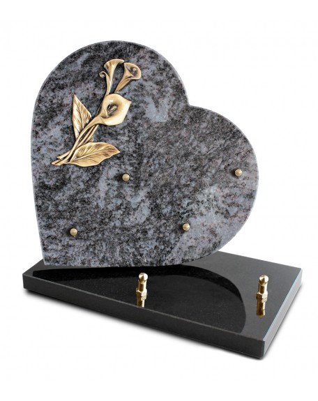 PLAQUE GRANIT COEUR 26X26CM