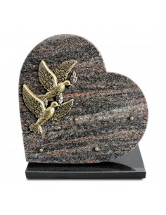 PLAQUE GRANIT COEUR 30X30CM