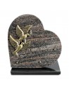 PLAQUE GRANIT COEUR 30X30CM