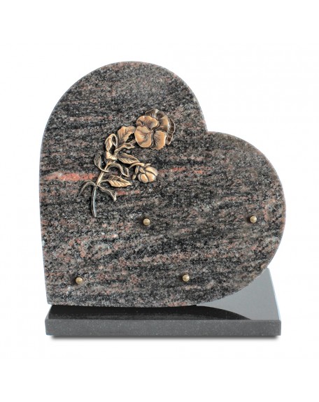 PLAQUE GRANIT COEUR 30X30CM