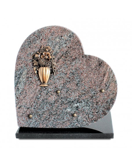 PLAQUE GRANIT COEUR 30X30CM