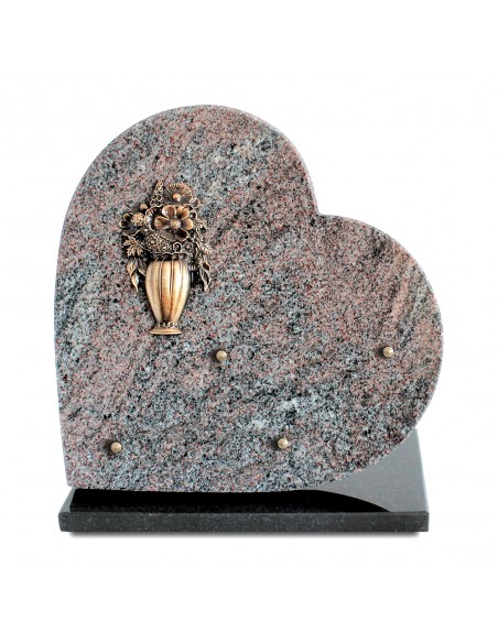 PLAQUE GRANIT COEUR 30X30CM