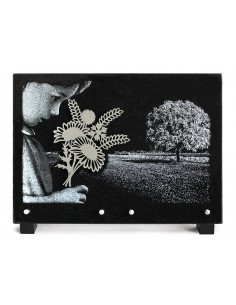 PLAQUE GRANIT NOIR 25X35CM...