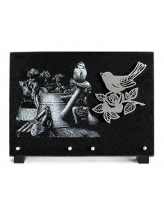 PLAQUE GRANIT NOIR 25X35CM...