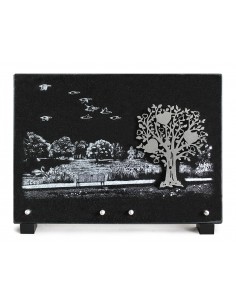 PLAQUE GRANIT NOIR 25X35CM...