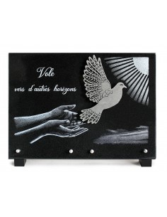 PLAQUE GRANIT NOIR 25X35CM...