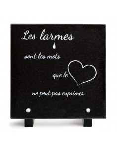 PLAQUE GRANIT 20X20 TEXTE