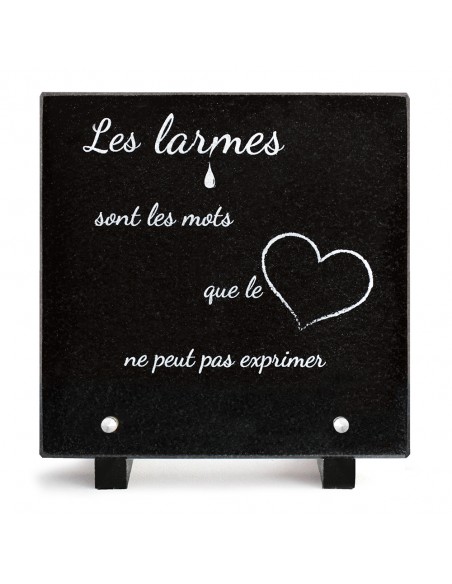 PLAQUE GRANIT 20X20 TEXTE
