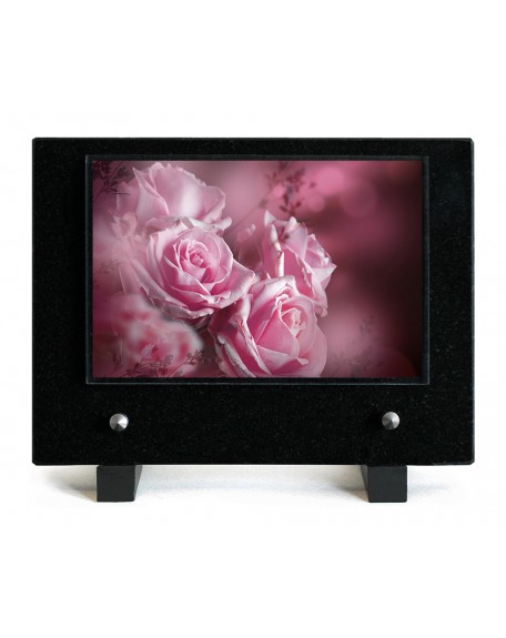 PLAQUE IMPRIMEE 15X21 FLEURS