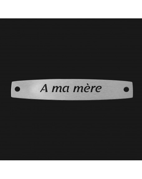 SACHET 5 INTERS INOX "A MA MÈRE"