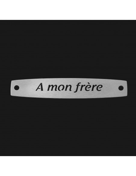 SACHET 5 INTERS INOX "A MON FRÈRE"