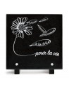 PLAQUE GRANIT 20X20 TEXTE