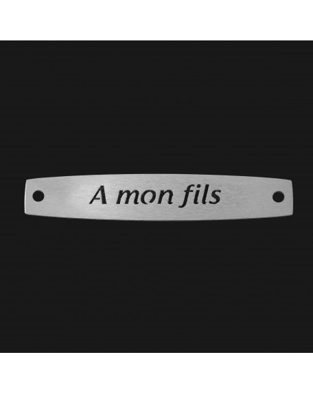 SACHET 5 INTERS INOX "A MON FILS"