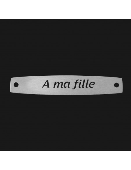 SACHET 5 INTERS INOX "A MA FILLE"