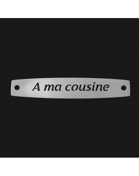 SACHET 5 INTERS INOX "A MA COUSINE"