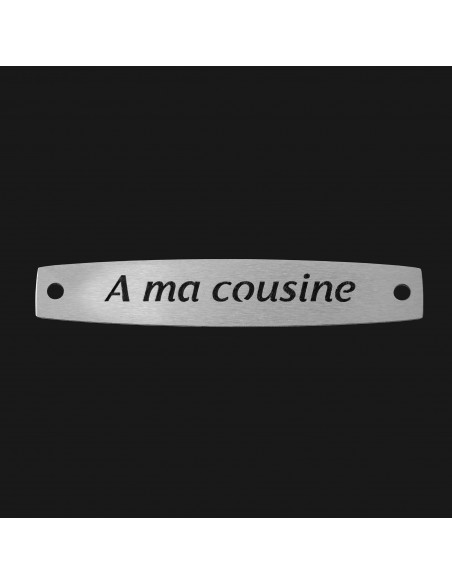 SACHET 5 INTERS INOX "A MA COUSINE"