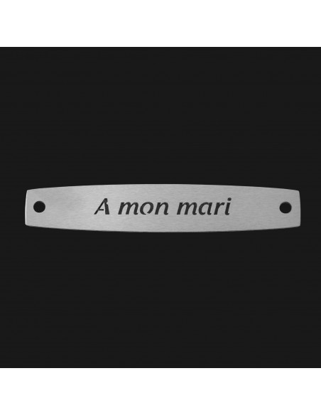 SACHET 5 INTERS INOX "A MON MARI"