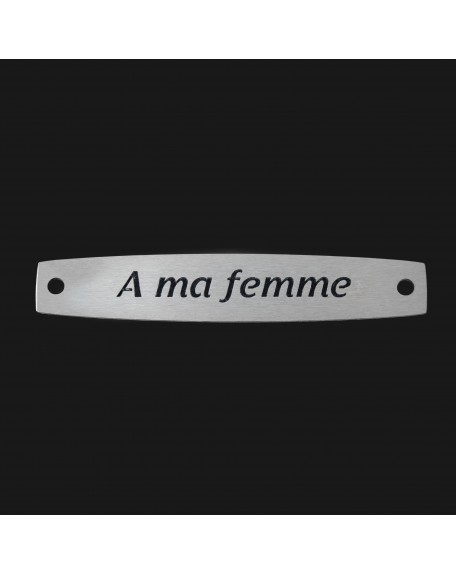 SACHET 5 INTERS INOX "A MA FEMME"