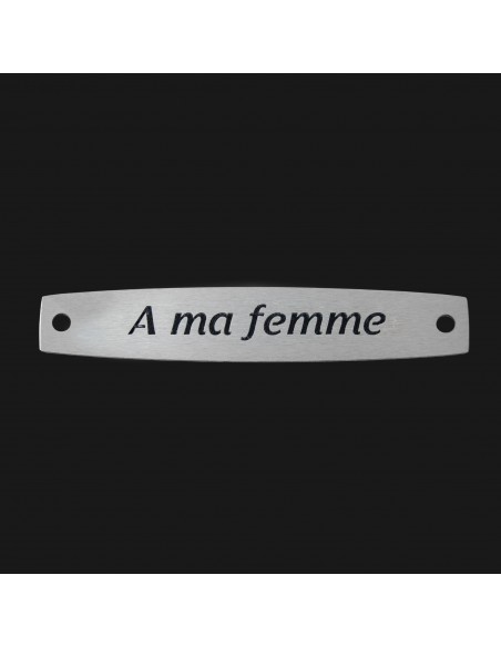 SACHET 5 INTERS INOX "A MA FEMME"