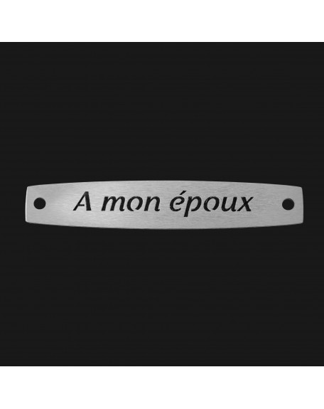 SACHET 5 INTERS INOX "A MON EPOUX"