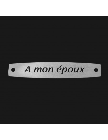 SACHET 5 INTERS INOX "A MON EPOUX"