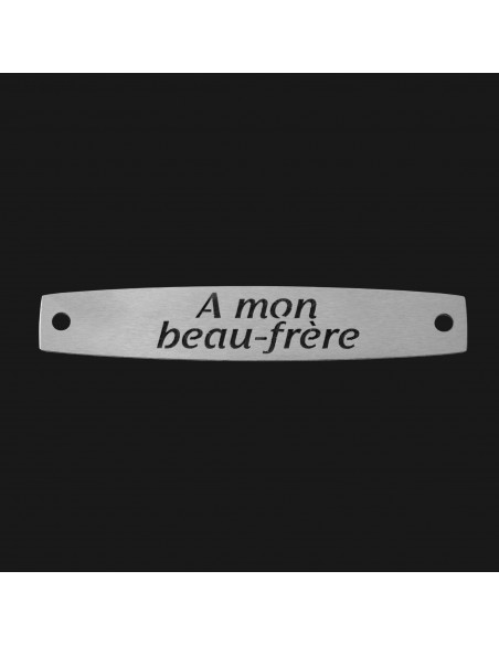SACHET 5 INTERS INOX "A MON BEAU-FRÈRE"