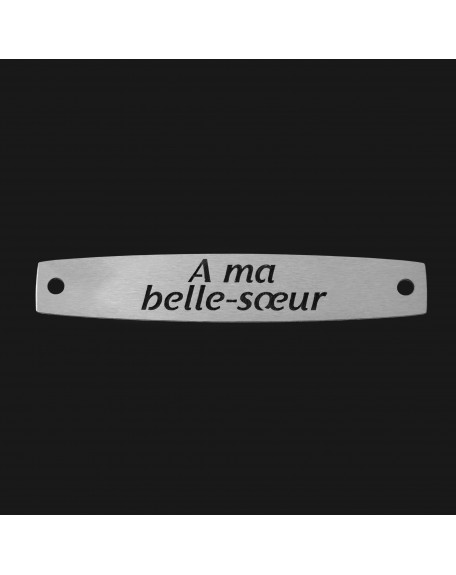 SACHET 5 INTERS INOX "A MA BELLE-SOEUR"