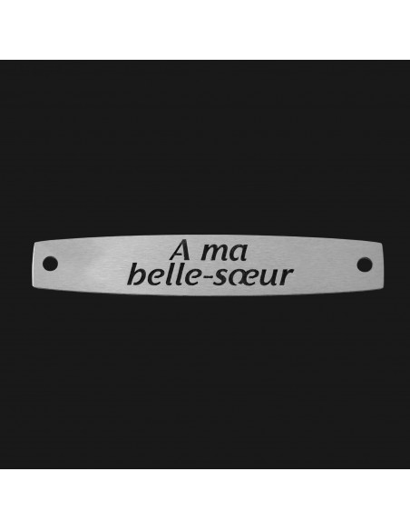SACHET 5 INTERS INOX "A MA BELLE-SOEUR"