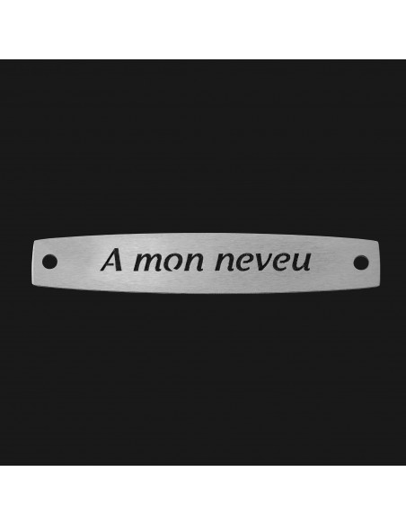 SACHET 5 INTERS INOX "A MON NEVEU"