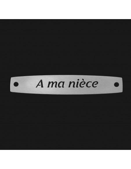 SACHET 5 INTERS INOX "A MA NIÈCE"