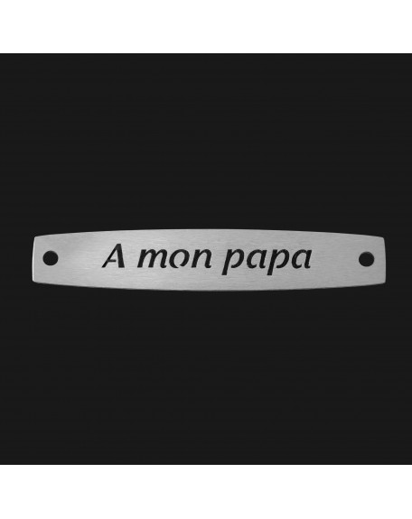 SACHET 5 INTERS INOX "A MON PAPA"