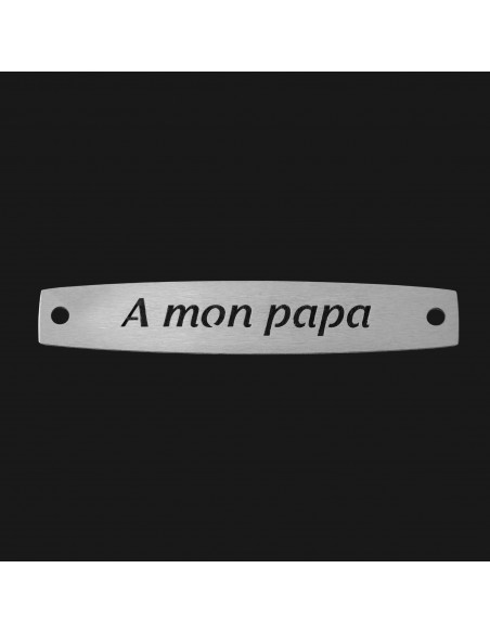 SACHET 5 INTERS INOX "A MON PAPA"