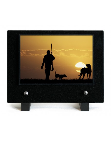 PLAQUE IMPRIMEE 15X21 CHASSE/PECHE