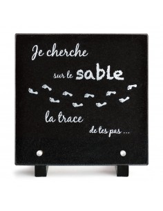 PLAQUE GRANIT 20X20 TEXTE