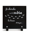 PLAQUE GRANIT 20X20 TEXTE