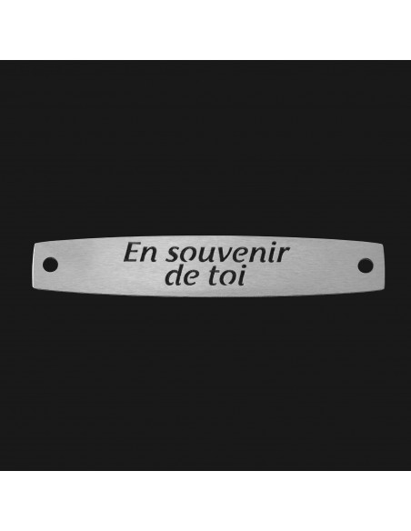 SACHET 5 INTERS INOX "EN SOUVENIR DE TOI"