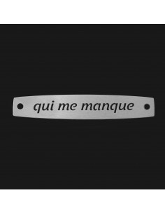 SACHET 5 INTERS INOX "QUI...