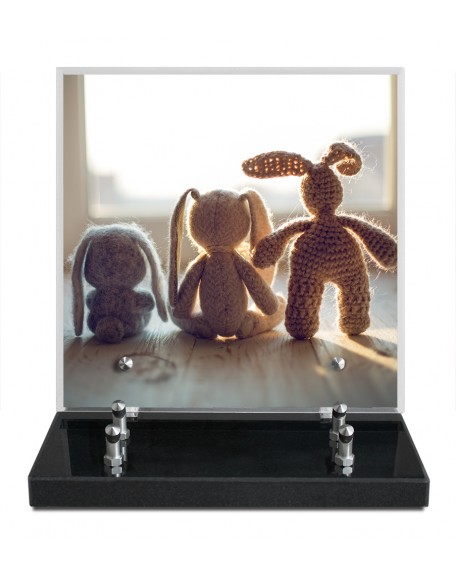 PLAQUE IMPRIMEE 21X21 ENFANTS