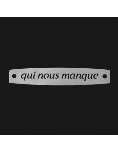 SACHET 5 INTERS INOX "QUI...