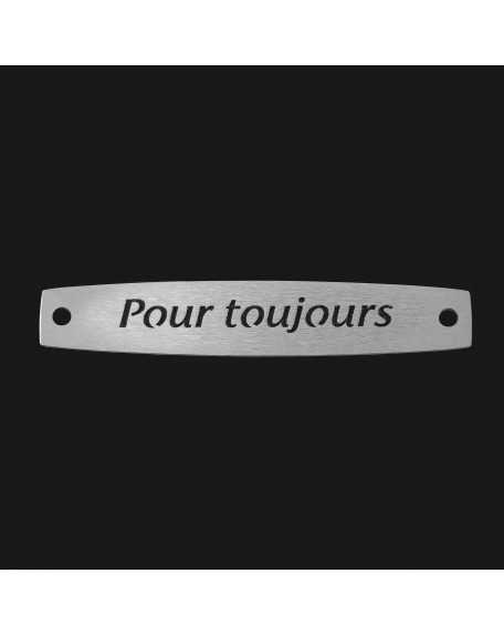 SACHET 5 INTERS INOX "POUR TOUJOURS"