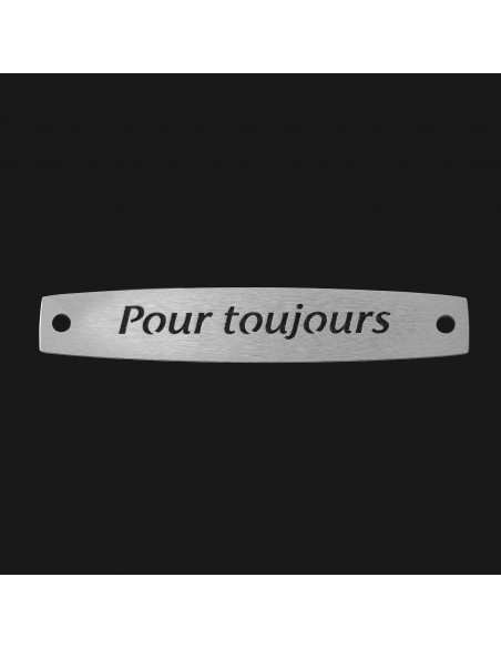 SACHET 5 INTERS INOX "POUR TOUJOURS"