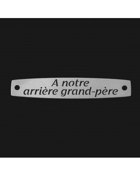 SACHET 5 INTERS INOX "A NOTRE ARRIÈRE GRAND-PÈRE"